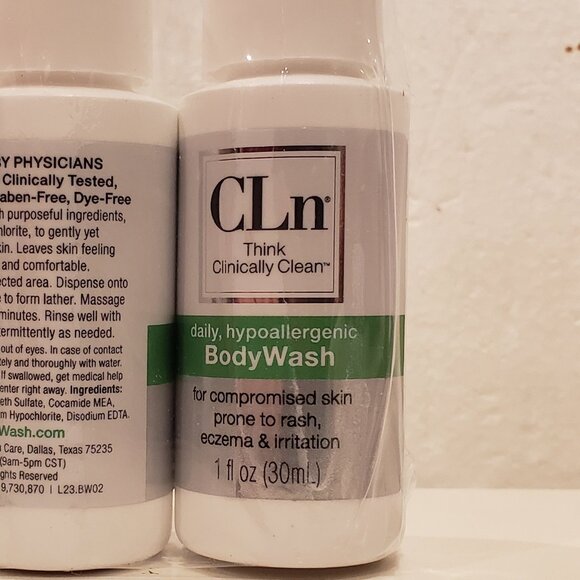 Set of 6 Travel Size CLn Daily Hypoallergenic Body Wash - Picture 1 of 7
